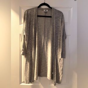 Heather grey old navy cardigan